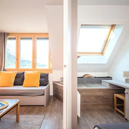 Chamois Blanc - 2 Pieces Pour 4 Personnes 694 Appartement